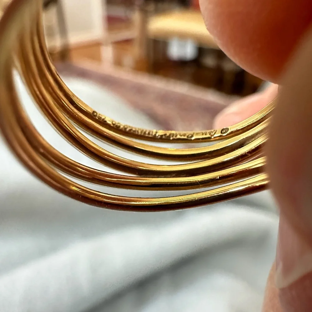 Marco Bicego Jaipur collection-Multi-Gemstone Bangle Bracelet - Picture 6 of 7